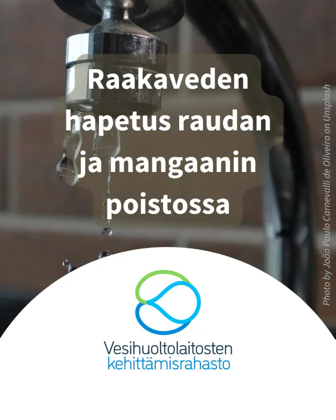Raakaveden hapetus raudan ja mangaanin poistossa